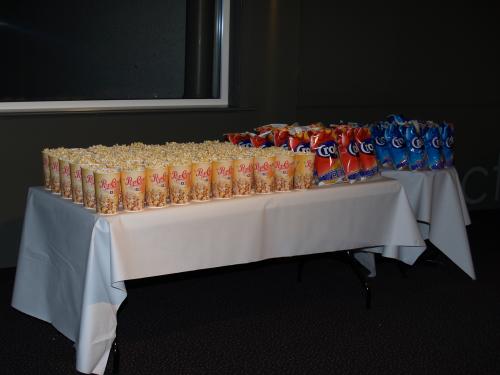 Popcorn and movies