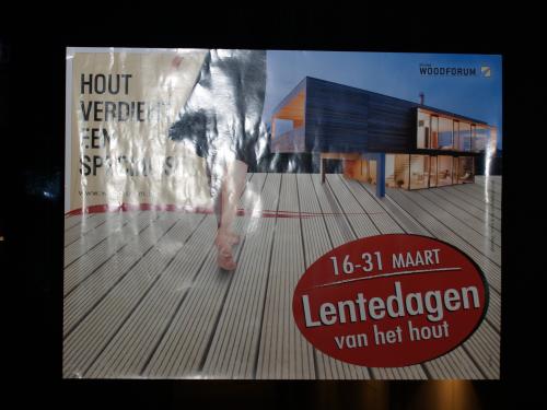 Onze uitnodiging ter promotie van de lentedagen van het hout