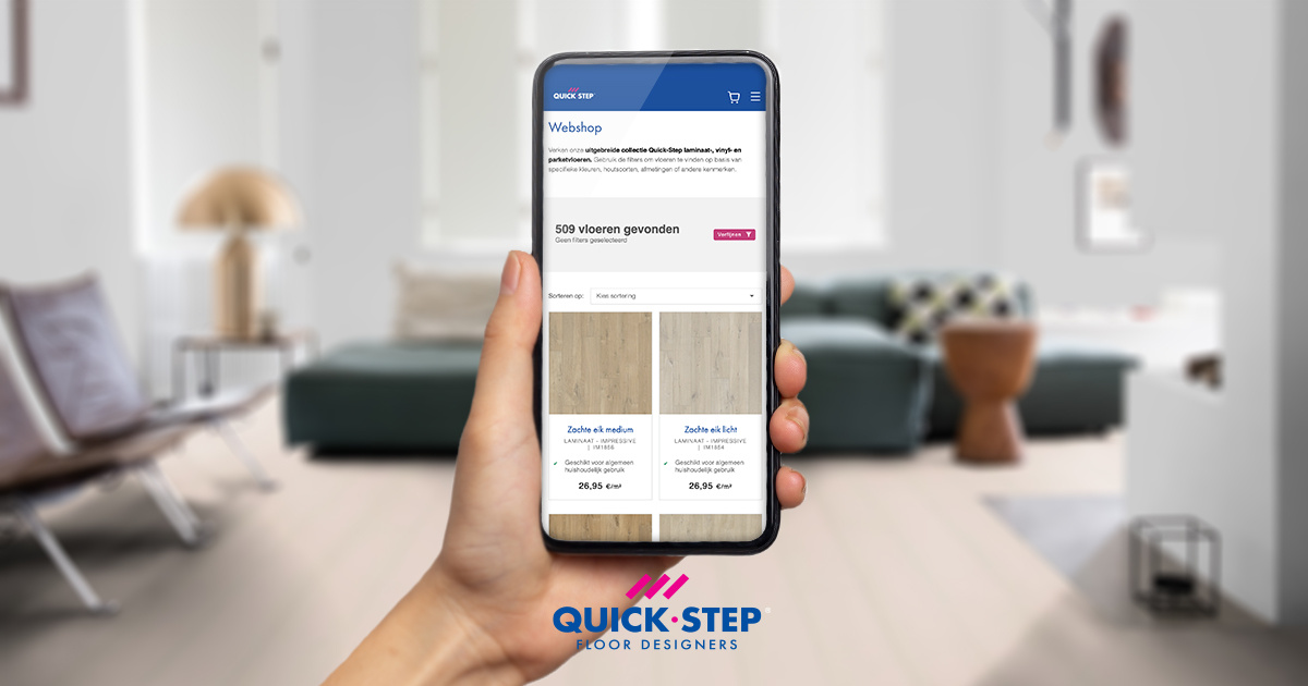 Onze Quick Step Webshop
